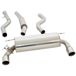 Friedrich Motorsport 76 mm Duplex System i Rustfrit Stål BMW 3-Serie F30 Sedan